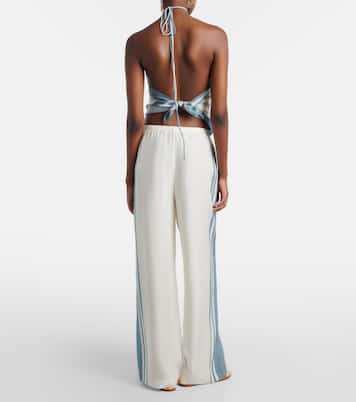 Lilou silk wide-leg pants | SIR