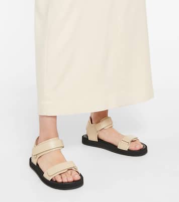 Hook-and-Loop II leather sandals | The Row
