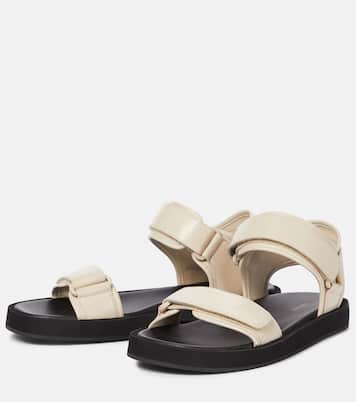 Hook-and-Loop II leather sandals | The Row