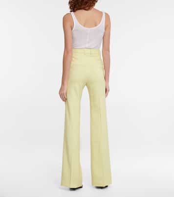 Pantalon évasé Tafira à taille mi-haute | Joseph