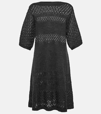 Open-knit alpaca wool-blend dress | See By Chloé