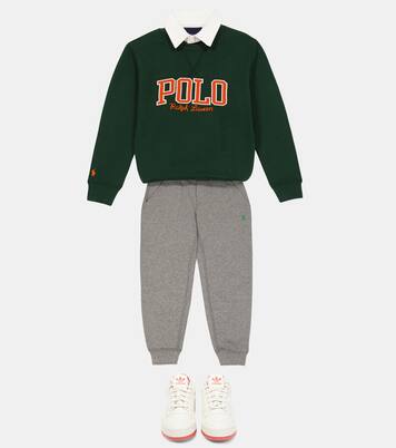 Cotton-blend jersey sweatpants | Polo Ralph Lauren Kids