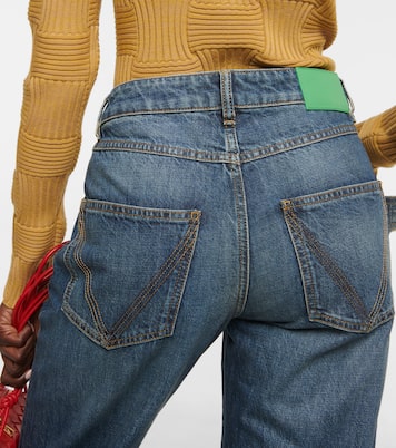 High-rise straight jeans | Bottega Veneta