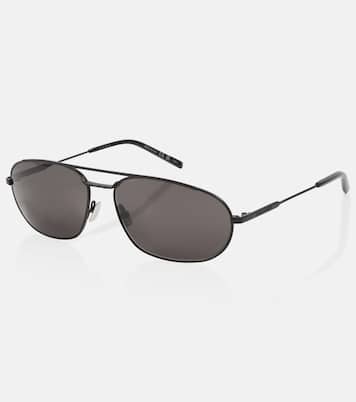 Occhiali da sole ovali in metallo | Saint Laurent