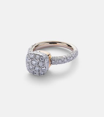 Bague Nudo Solitaire en or 18 ct et diamants | Pomellato