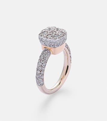 Bague Nudo Solitaire en or 18 ct et diamants | Pomellato