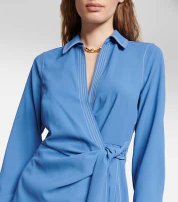 Vestido corto Lavella de crepé | Veronica Beard