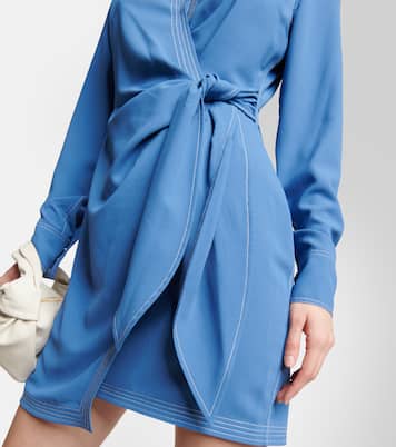 Vestido corto Lavella de crepé | Veronica Beard