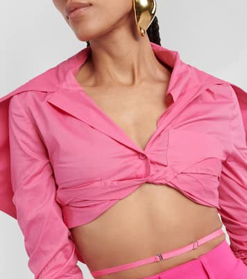 Camicia cropped Meio in cotone | Jacquemus