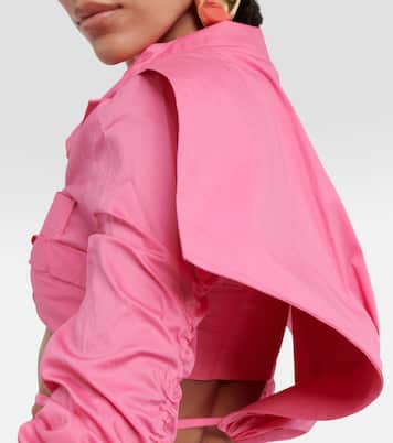 Camicia cropped Meio in cotone | Jacquemus