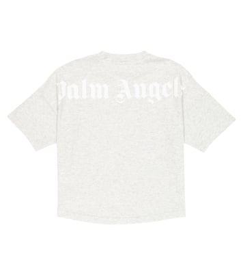 로고 코튼 저지 티셔츠 | Palm Angels Kids