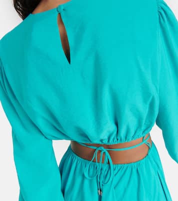 Vestido corto Issy con aberturas | Simkhai