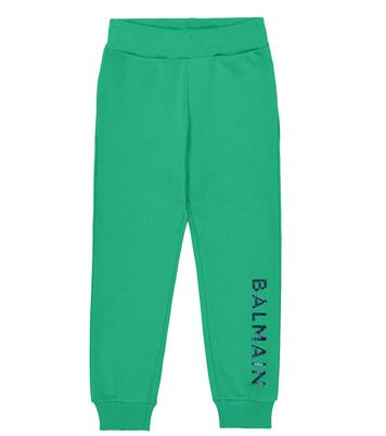 Pantalones deportivos de algodón | Balmain Kids