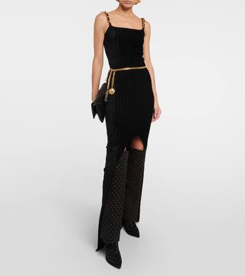 Botas altas Ariel de ante adornadas | Balmain