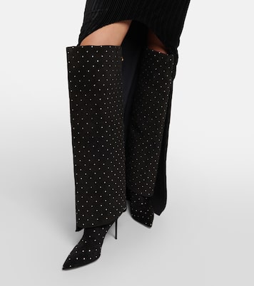 Botas altas Ariel de ante adornadas | Balmain