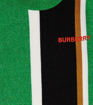 Striped wool and cashmere sweater vest | Burberry Kids