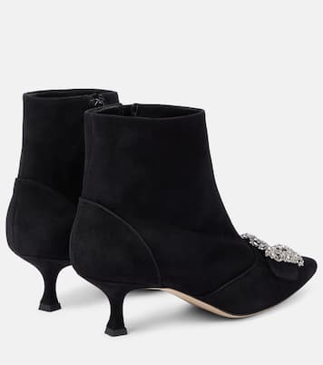 Stivaletti Baylow in suede | Manolo Blahnik