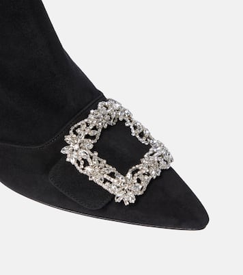 Stivaletti Baylow in suede | Manolo Blahnik