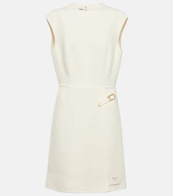 Verziertes Minikleid aus einem Wollgemisch | Prada