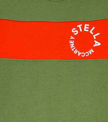 Felpa in jersey di cotone con logo | Stella McCartney Kids