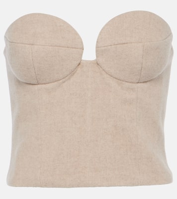 Bustier de cachemir | Magda Butrym