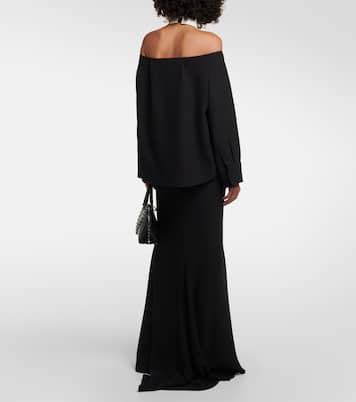 Off-Shoulder-Top aus Seide | Valentino