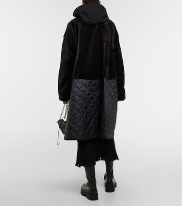 Cappotto con shearling sintetico | Junya Watanabe