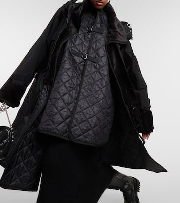 Cappotto con shearling sintetico | Junya Watanabe