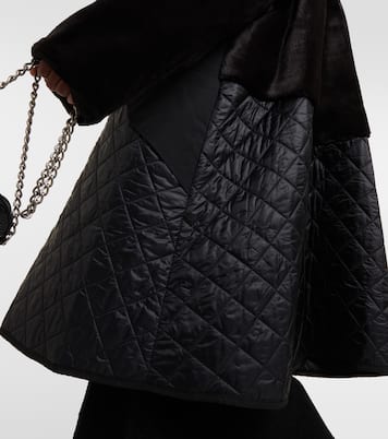 Cappotto con shearling sintetico | Junya Watanabe