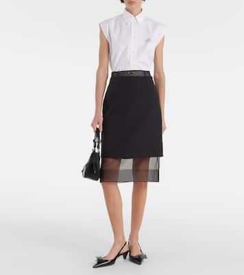 Camicia con logo | Prada