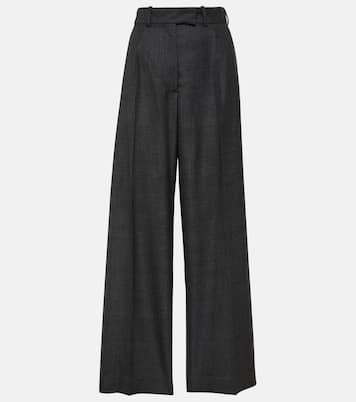 High-Rise-Hose Roan aus Wolle | The Row