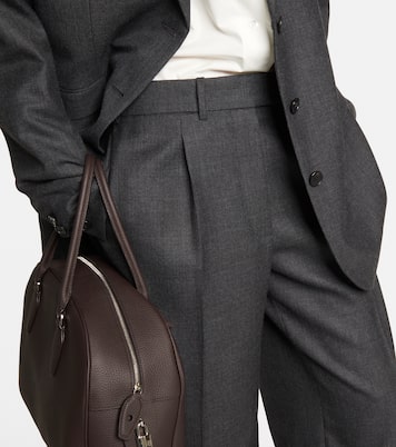 High-Rise-Hose Roan aus Wolle | The Row