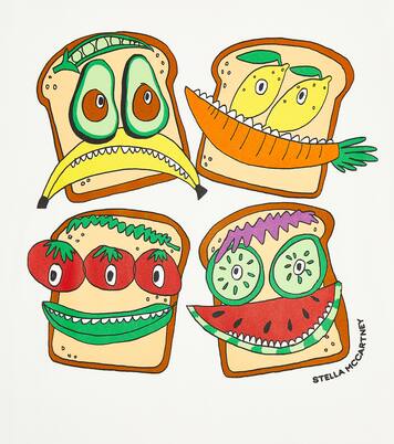 Bedrucktes T-Shirt aus Baumwolle | Stella McCartney Kids