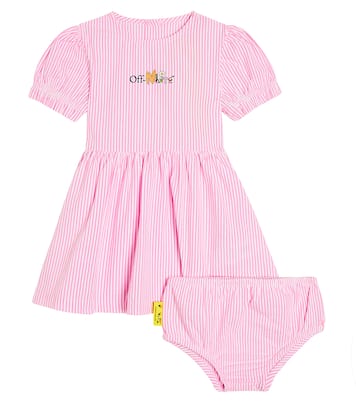 Baby Set Funny Flowers aus Kleid und Höschen | Off-White Kids