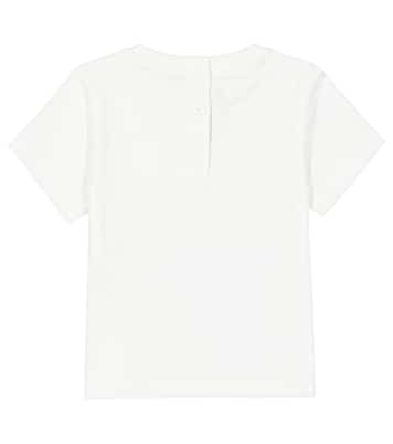 Baby logo cotton jersey T-shirt | Balmain Kids