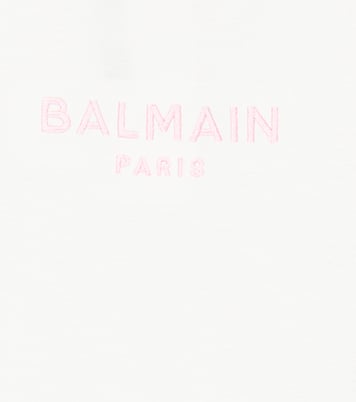 Baby logo cotton jersey T-shirt | Balmain Kids