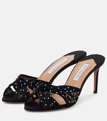 Mules Slow Kisses à ornements | Aquazzura