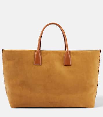 Borsa Cabat Large in suede | Bottega Veneta