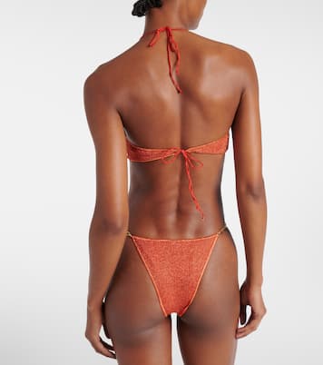 Bikini Lumière O Chain in lamé | Oséree