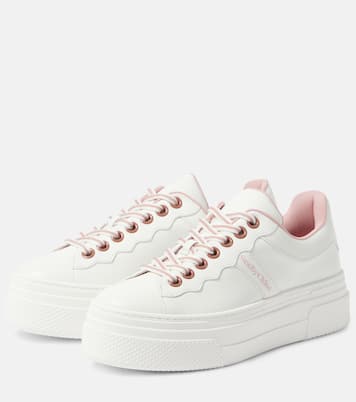 Essie leather sneakers in white - See By Chloe | Mytheresa