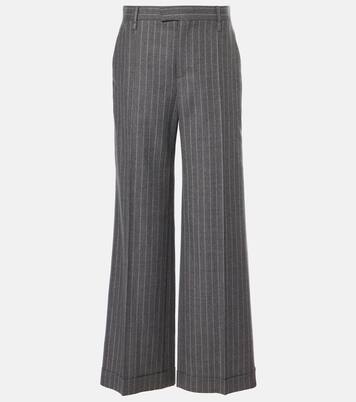 Pantaloni a gamba larga in lana vergine  | Brunello Cucinelli