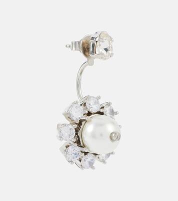 Orecchini Daisy con cristalli e perle bijoux | Simone Rocha