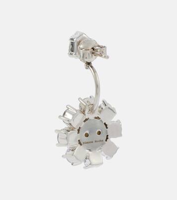 Orecchini Daisy con cristalli e perle bijoux | Simone Rocha
