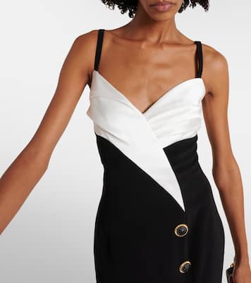 Robe longue en crêpe | Balmain