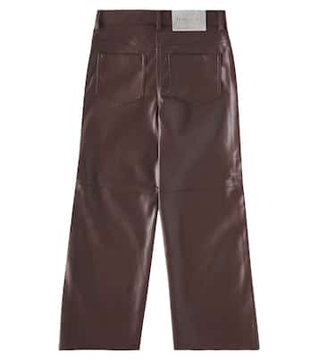 Pantaloni regular in similpelle | Monnalisa