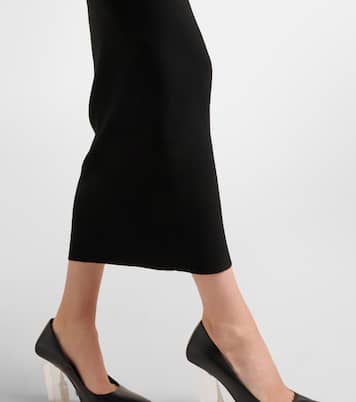 Verziertes Maxikleid 3D aus Jersey | Jean Paul Gaultier