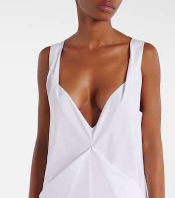 Robe longue Kenith en coton | Khaite