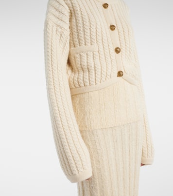 Cárdigan Balser de cachemir y mohair | Khaite