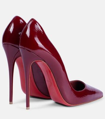 So Kate 120 patent leather pumps in burgundy Christian Louboutin Mytheresa