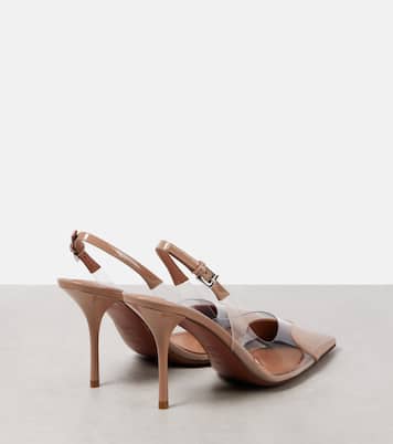 Escarpins Le Cœur 90 en cuir verni et PU | Alaïa